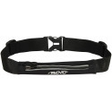 Waistbelt with expandable bag AVENTO 21PA Black/Silver