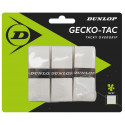 Tennis racket overgrip DUNLOP GECKO-TAC white 3pcs- blister