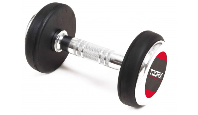 Professional rubber dumbbell TOORX 18kg