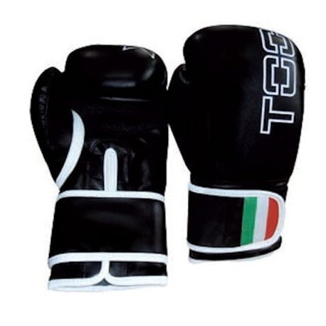Boxing gloves TOORX LEOPARD BOT-003 12oz black eco leather