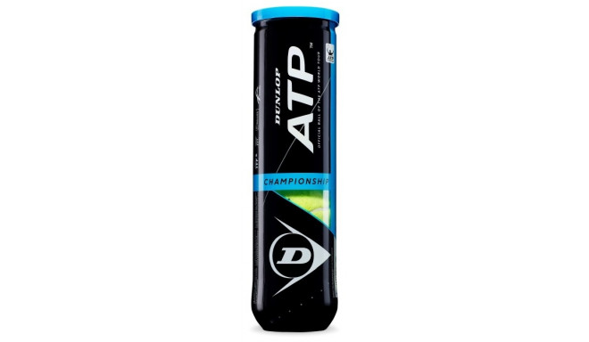 Tennis balls DUNLOP ATP CHAMPIONSHIP LowerMid 4-tube ITF