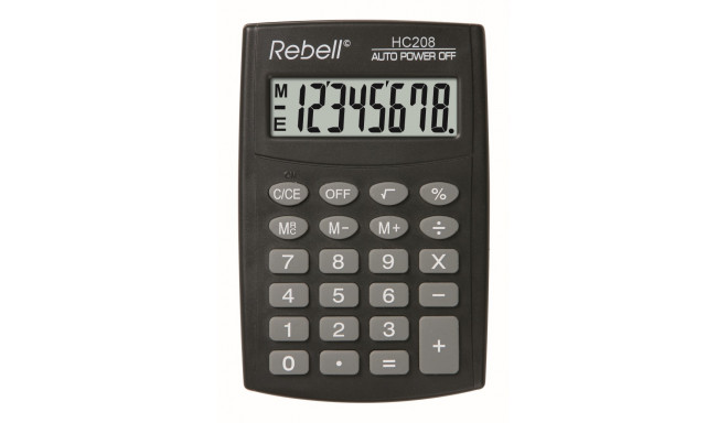 Calculator pocket Rebell HC208