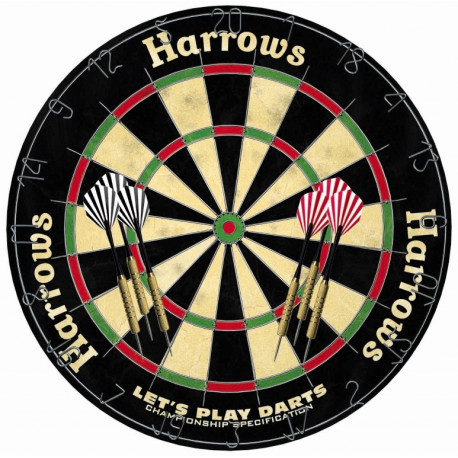 Dartboard HARROWS LET'S PLAY DARTS