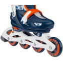 Skates NIJDAM N20AA01 33/36 Navy blue/Orange