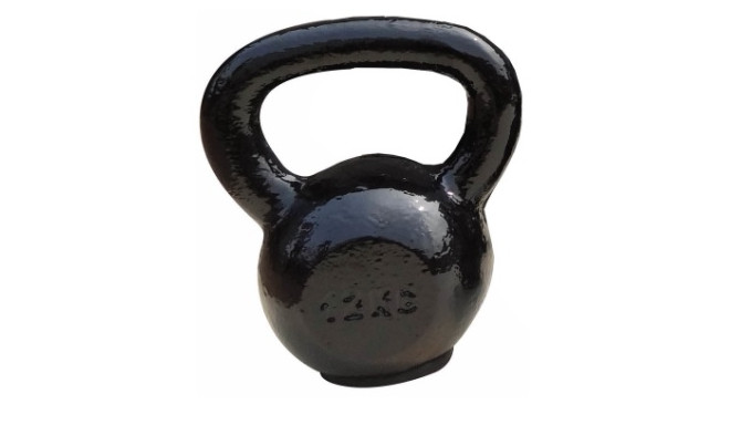 Kettlebell cast iron with rubber base TOORX 12kg
