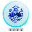 Discgolf DISCMANIA Putter SENSEI Active Premium Blue 3/3/0/1