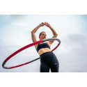 Fitness Hula Hoop AVENTO 42HF 100cm 1,2kg Pink/Grey