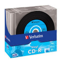 Verbatim CDR 52x SC 700MB DL Vinyl 10tk