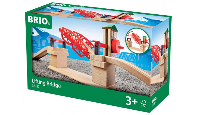 BRIO Lifting Bridge, red (33757)