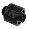 Alphacool Eiszapfen hose fitting 1/4" on 16/10mm, black - 17232