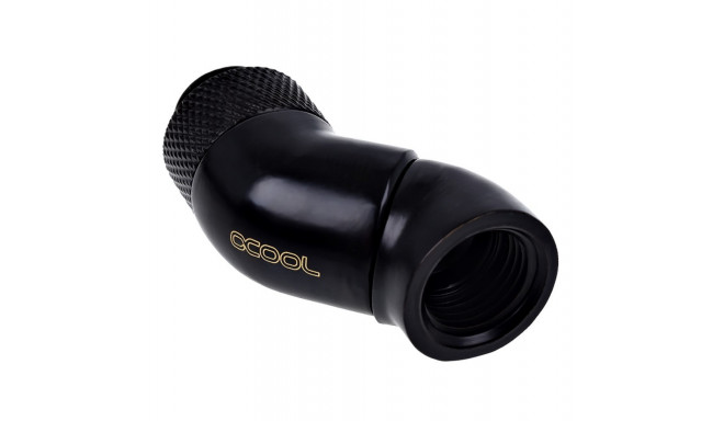 Alphacool Eiszapfen 90° angle adapter 1/4", black - 17250
