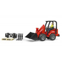 Bruder Professional Series Schäffer Compact loader 2034 with figure and acces - 02191