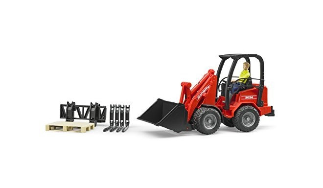 Bruder Professional Series Schäffer Compact loader 2034 with figure and acces - 02191