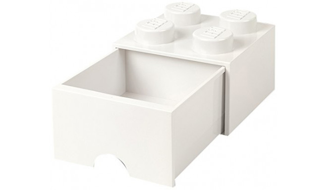 Room Copenhagen LEGO Brick Drawer 4 white - RC40051735