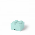 LEGO toy box Copenhagen Brick Drawer 4, aqua blue (RC40051742)