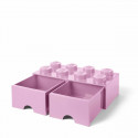 Room Copenhagen LEGO Brick Drawer 8 light pink - RC40061738