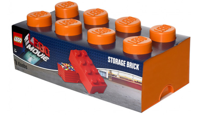 LEGO toy storage box Room Copenhagen Storage Brick 8, orange (RC40041760)