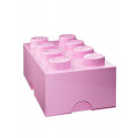 LEGO toy storage box Room Copenhagen Storage Brick 8, pink (RC40041738)