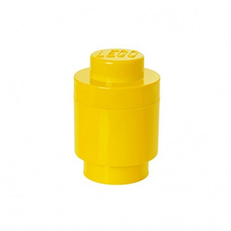 Room Copenhagen LEGO Storage Brick 1 round yellow - RC40301732