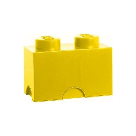Room Copenhagen LEGO Storage Brick 2 yellow - RC40021732
