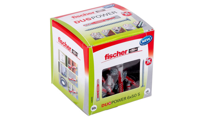 Fischer DUOPOWER 6x50 S LD 50pcs