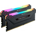 Corsair RAM DDR4 16GB 3200-CL16 Dual-Kit Vengeance RGB PRO Black