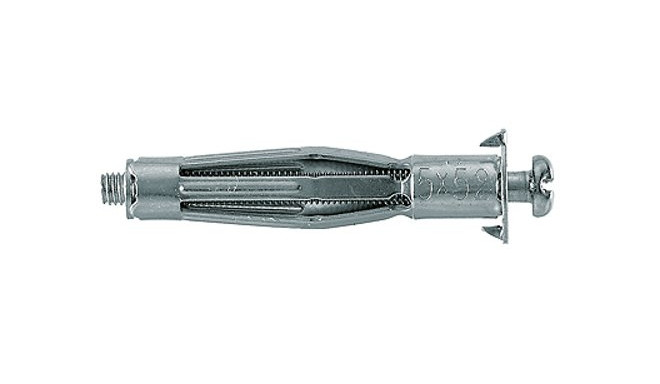 Fischer cavity metal dowel HM 5x65 S B - silver - 20 pieces - with screw
