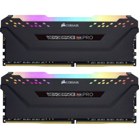 Corsair DDR4 32 GB 2666-CL16 - Dual-Kit - Vengeance RGB PRO Black