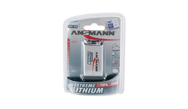 Ansmann battery 9V Lithium E-Block