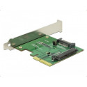 DeLOCK PCIe x4 card>1x int. NVMe blue - SFF-8639