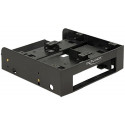 DeLOCK mounting frame 5Ľ 4x2,5" HDD/SSD black