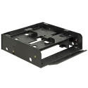 DeLOCK mounting frame 5Ľ 4x2,5" HDD/SSD black