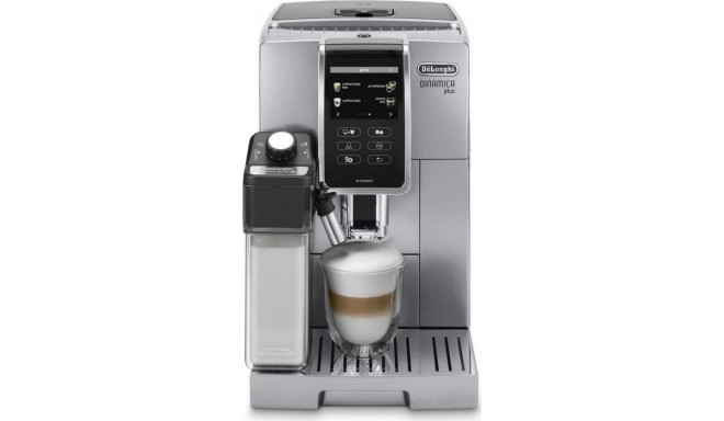 DeLonghi täisautomaatne espressomasin ECAM Dinamica Plus 370.95.S, hõbedane