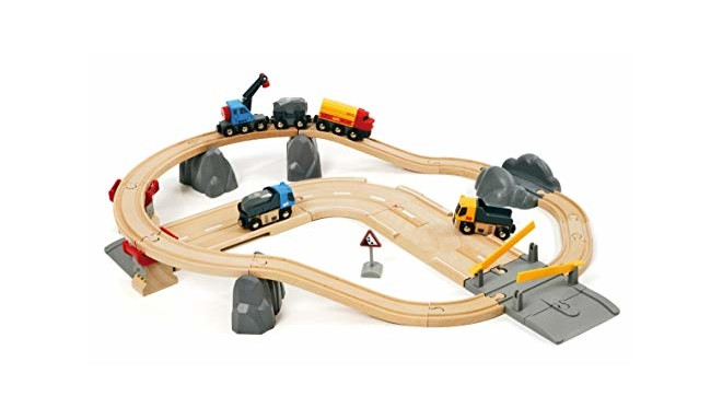 BRIO mängukomplekt Roads & Rails Stone Loading Set (33210)