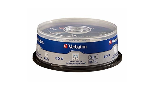 Verbatim M-DISC BD-R 4x 25 GB Blu-ray blanks (4 times, 25 pieces)