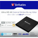 Verbatim external Blu-ray writer USB-C 3.1