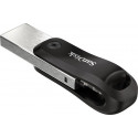 SanDisk mälupulk 128GB iXpand Go USB 3.2 & Lightning, must/hõbedane