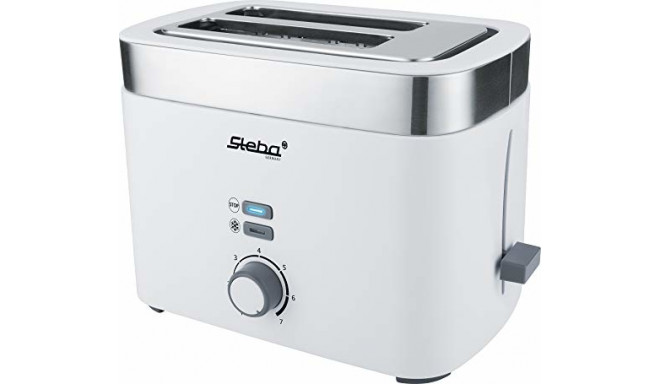 Steba TO 10 Bianco, toaster (white / stainless steel)