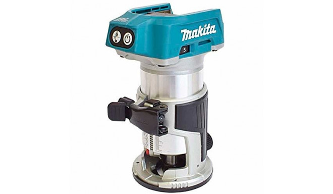 Makita cordless multifunction router DRT50Z, 18 Volt, milling machine (blue / silver, without batter