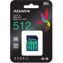 ADATA Premier Pro 512GB SDXC memory card (UHS-I (U3), Class 10, V30)