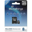 MediaRange mälukaart microSDHC 8GB Class 10
