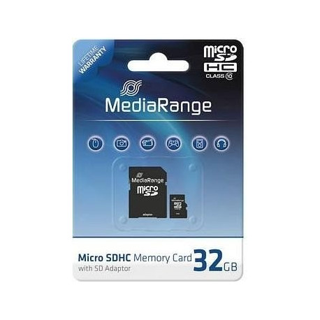 Mediarange memory card microSDHC 32GB Class 10