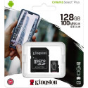 Kingston mälukaart microSDXC 128GB Canvas Select Plus A1 Class 10 V10