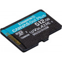 Kingston mälukaart microSDXC 512GB Canvas Go! Plus UHS-I (U3) A2 Class 10 V30