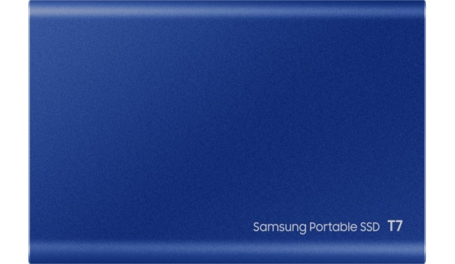 Samsung Portable SSD T7 2TB, external SSD (blue, USB-C 3.2 (10 Gbit / s), external)