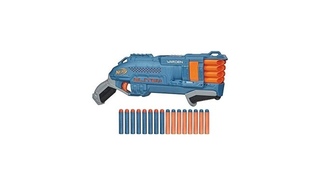 Hasbro Nerf Elite 2.0 Warden DB-8, Nerf Gun (light blue / orange)