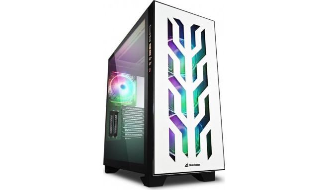 Sharkoon ELITE SHARK CA300T, big tower case (white, 2x tempered glass)