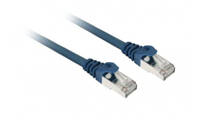 Sharkoon patch network cable SFTP, RJ-45, with Cat.7a raw cable (blue, 5 meters)
