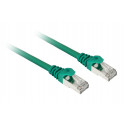 Sharkoon patch network cable SFTP, RJ-45, with Cat.7a raw cable (green, 10 meters)