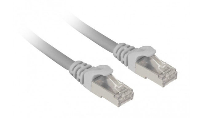 Sharkoon patch network cable SFTP, RJ-45, with Cat.7a raw cable (grey, 2 meters)